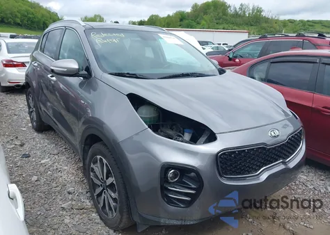 2017 Kia Sportage Ex из США, поврежденный, VIN KNDPNCAC1H7288155